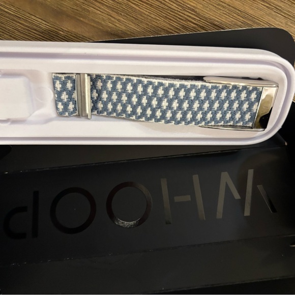 Whoop 5.0/MG Cloudknit Luxe - Light Blue (Haze) - Shiny Titanium Silver Clasp - Picture 11 of 13